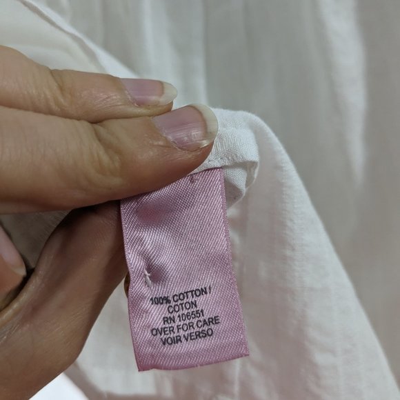 BNWT Calypso St. Barth Odette Blouse Shirt White Size Small - Picture 6 of 6